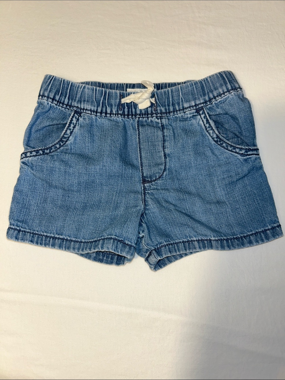Little planet organic cotton chambray shorts